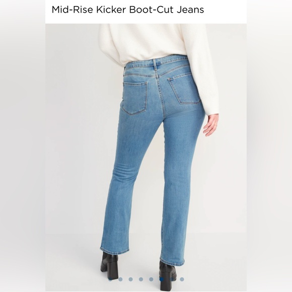 Medium Wash Boot Cut Jeans - Picture 3 of 7